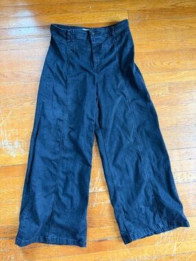 We The Free black denim pants with stitched label
